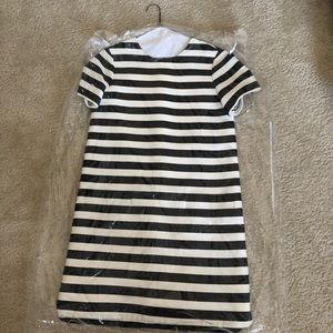 Black and White Stripe Dress
